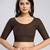 Cotton lycra stretchable comfy round neck half sleeves saree blouse readymade