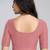 Cotton lycra stretchable comfy round neck half sleeves saree blouse readymade
