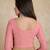 Cotton lycra stretchable comfy round neck elbow sleeves saree blouse readymade