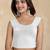 Pure cotton elastane stretchable readymade sleeveless blouse