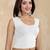 Pure cotton elastane stretchable readymade sleeveless blouse