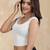Pure cotton elastane stretchable readymade sleeveless blouse