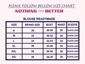 Pure cotton elastane stretchable readymade sleeveless blouse 5