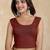 Pure cotton elastane stretchable readymade sleeveless blouse