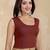 Pure cotton elastane stretchable readymade sleeveless blouse