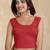 Pure cotton elastane stretchable readymade sleeveless blouse
