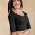 Pure cotton elastane stretchable half sleeve readymade blouse