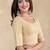Pure cotton elastane stretchable half sleeve readymade blouse