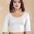 Pure cotton elastane stretchable half sleeve readymade blouse