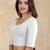 Pure cotton elastane stretchable half sleeve readymade blouse