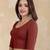 Pure cotton elastane stretchable half sleeve readymade blouse