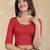 Pure cotton elastane stretchable half sleeve readymade blouse