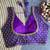 Women's violet dhupion silk embroidery sequence work blouse choli stylish saree blouse