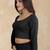 Pure cotton elastane stretchable elbow sleeve readymade blouse