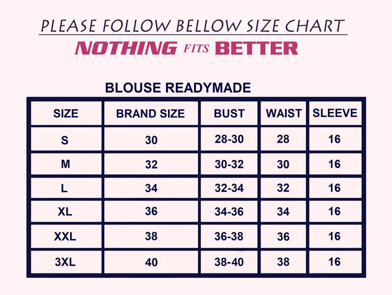 Pure cotton elastane stretchable elbow sleeve readymade blouse