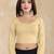Pure cotton elastane stretchable elbow sleeve readymade blouse