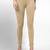 Beige super combed cotton elastane stretch churidar length leggings & ultrasoft waistband