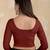 Pure cotton elastane stretchable elbow sleeve readymade blouse