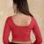Pure cotton elastane stretchable elbow sleeve readymade blouse