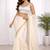 Women's white dhupion silk embroidery sequence work blouse choli stylish saree blouse