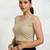 Polyester elastane zari stretchable sleeveless ready to wear blouse for women
