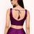 Women's purple dhupion silk embroidery sequence work blouse choli stylish saree blouse