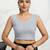 Polyester elastane zari stretchable sleeveless ready to wear blouse for women