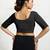 Polyester elastane zari stretchable half sleeve ready to wear blouse for women