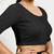 Polyester elastane zari stretchable half sleeve ready to wear blouse for women