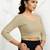 Polyester elastane zari stretchable elbow sleeve ready to wear blouse for women