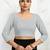 Polyester elastane zari stretchable elbow sleeve ready to wear blouse for women