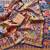 Neavy Blue Color Printed With Hand Aari Work Jari Outing Work With Mirror Dola Silk Saree