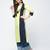 cottoncolor block straight kurta with tassels,yellow,(s,m,l,xl,2xl,3xl)