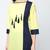 cottoncolor block straight kurta with tassels,yellow,(s,m,l,xl,2xl,3xl)