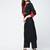 rayon color block straight kurta with tassels ,black,(s,m,l,xl,2xl,3xl)