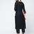 rayon color block straight kurta with tassels ,black,(s,m,l,xl,2xl,3xl)