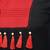 rayon color block straight kurta with tassels ,black,(s,m,l,xl,2xl,3xl)