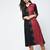 rayon block printed a-line kurta,black,(s,m,l,xl,2xl,3xl)