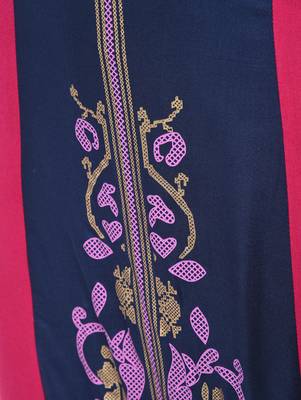 rayon block printed straight kurta,magenta,(s,m,l,xl,2xl,3xl) 5