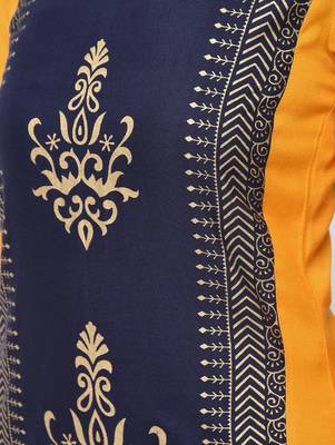 rayon block printed straight kurta,mustard,(s,m,l,xl,2xl,3xl) 5