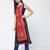 rayon block printed layered kurta,red,(s,m,l,xl,2xl,3xl)