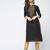 cotton block printed straight kurta,black,(s,m,l,xl,2xl,3xl)