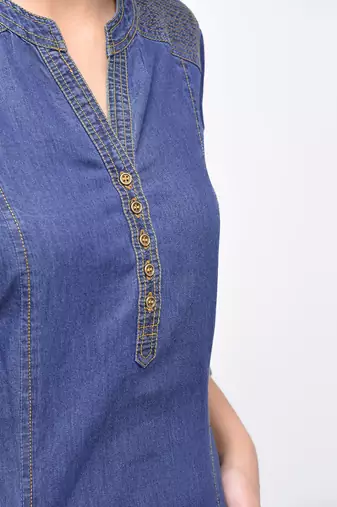 denim princess line straight kurta,blue,(s,m,l,xl,2xl,3xl)