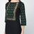 cotton block printed straight kurta,black,(s,m,l,xl,2xl,3xl)