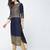 cotton block printed straight kurta,navy blue,(s,m,l,xl,2xl,3xl)