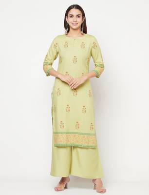 rayon screen print straight kurta,pista,(s,m,l,xl,2xl,3xl) 1