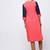 crepe c olour block straight kurta,pink,(s,m,l,xl,2xl,3xl)