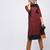 crepe color block straight kurta,brown,(s,m,l,xl,2xl,3xl)