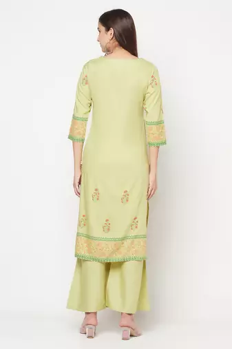 rayon screen print straight kurta,pista,(s,m,l,xl,2xl,3xl)