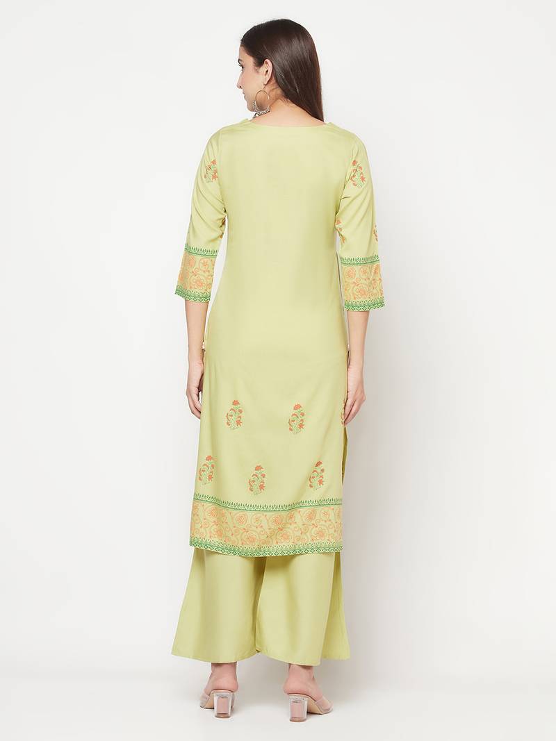 rayon screen print straight kurta,pista,(s,m,l,xl,2xl,3xl)